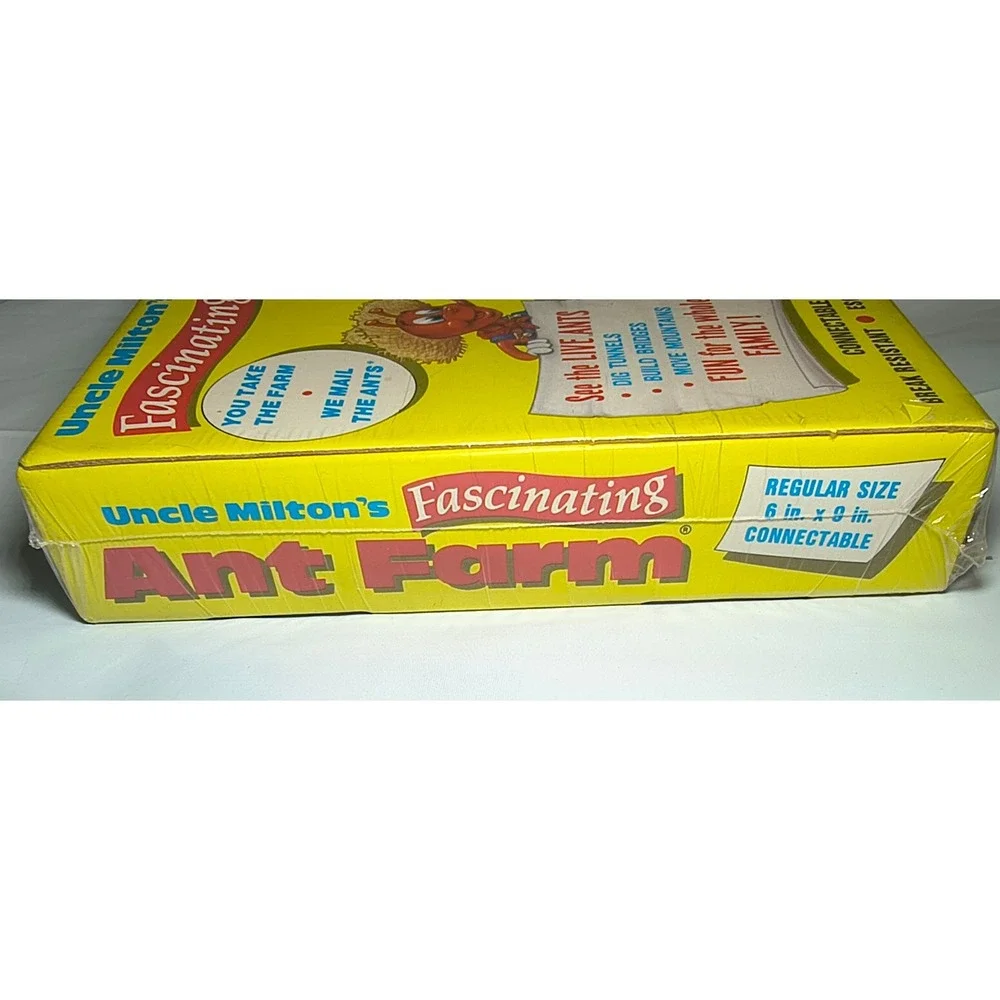 Uncle Milton's Fascinating Ant Farm No. 15 Regular Size 6x9 Connectable Kit New
